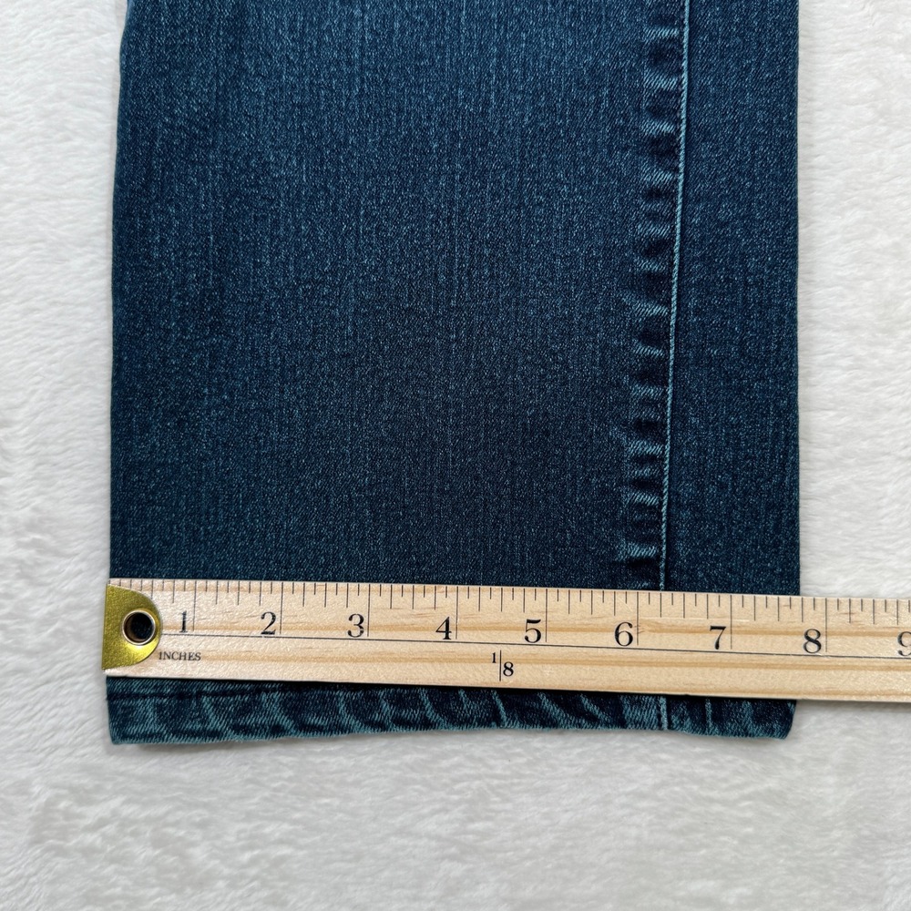 Kenneth Cole Jeans Mens 30x30 Blue Straight Leg Dark Wash Stretch Denim - Picture 6 of 13